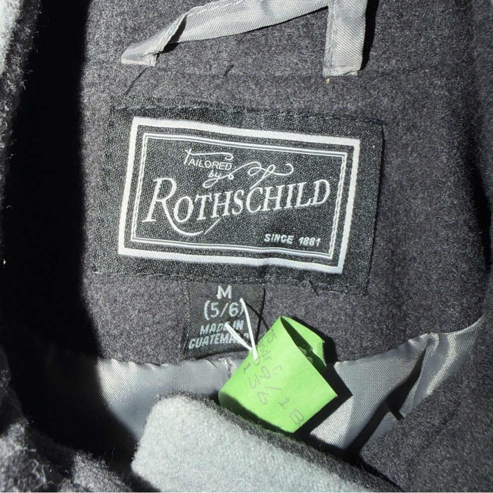 Rothschild Little Girl/Faux Wool Military-style Coat/Size: M (5-6) - Picture 9 of 11